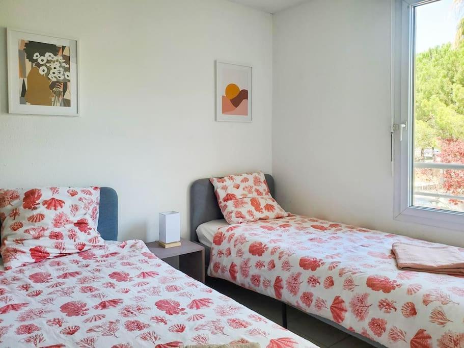 *Le Carpe Diem, Appartement 2 Chambres, Piscine, 2 Parking, Clim* Montpellier Extérieur photo